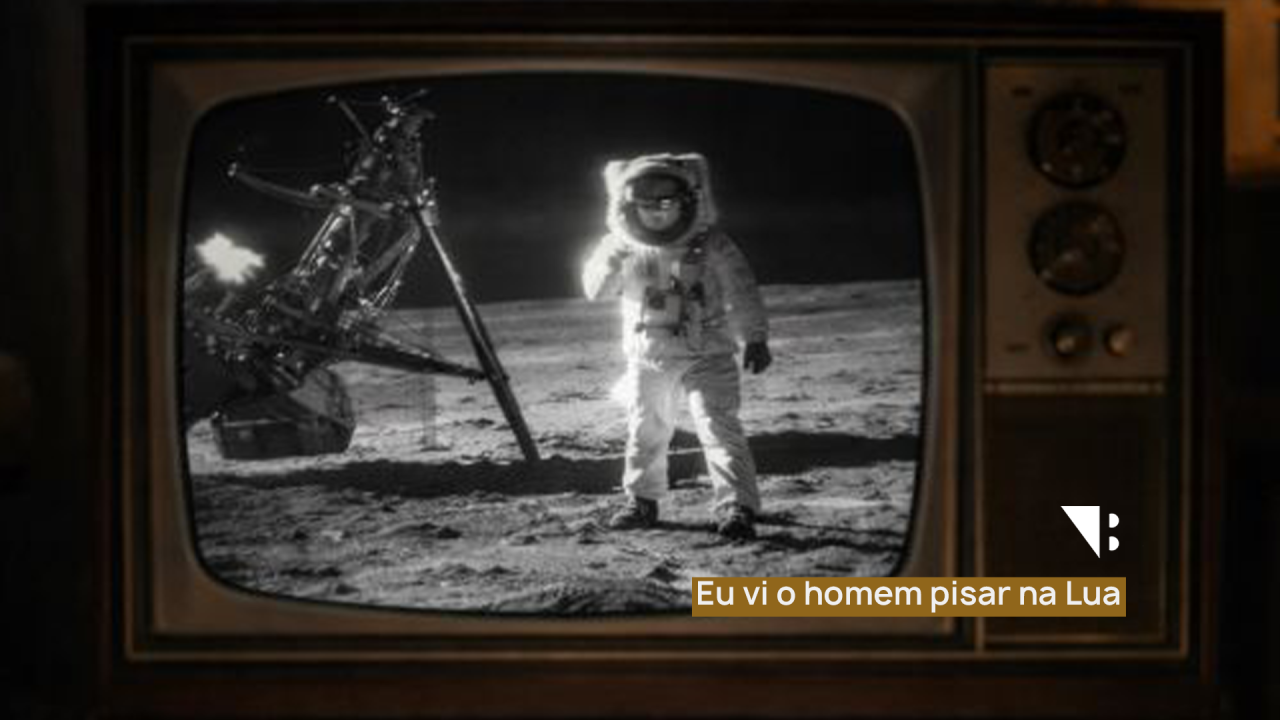 Eu vi o homem pisar na Lua