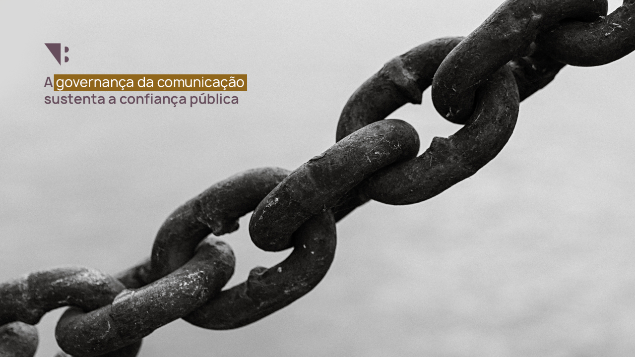 A governança da comunicação sustenta a confiança pública